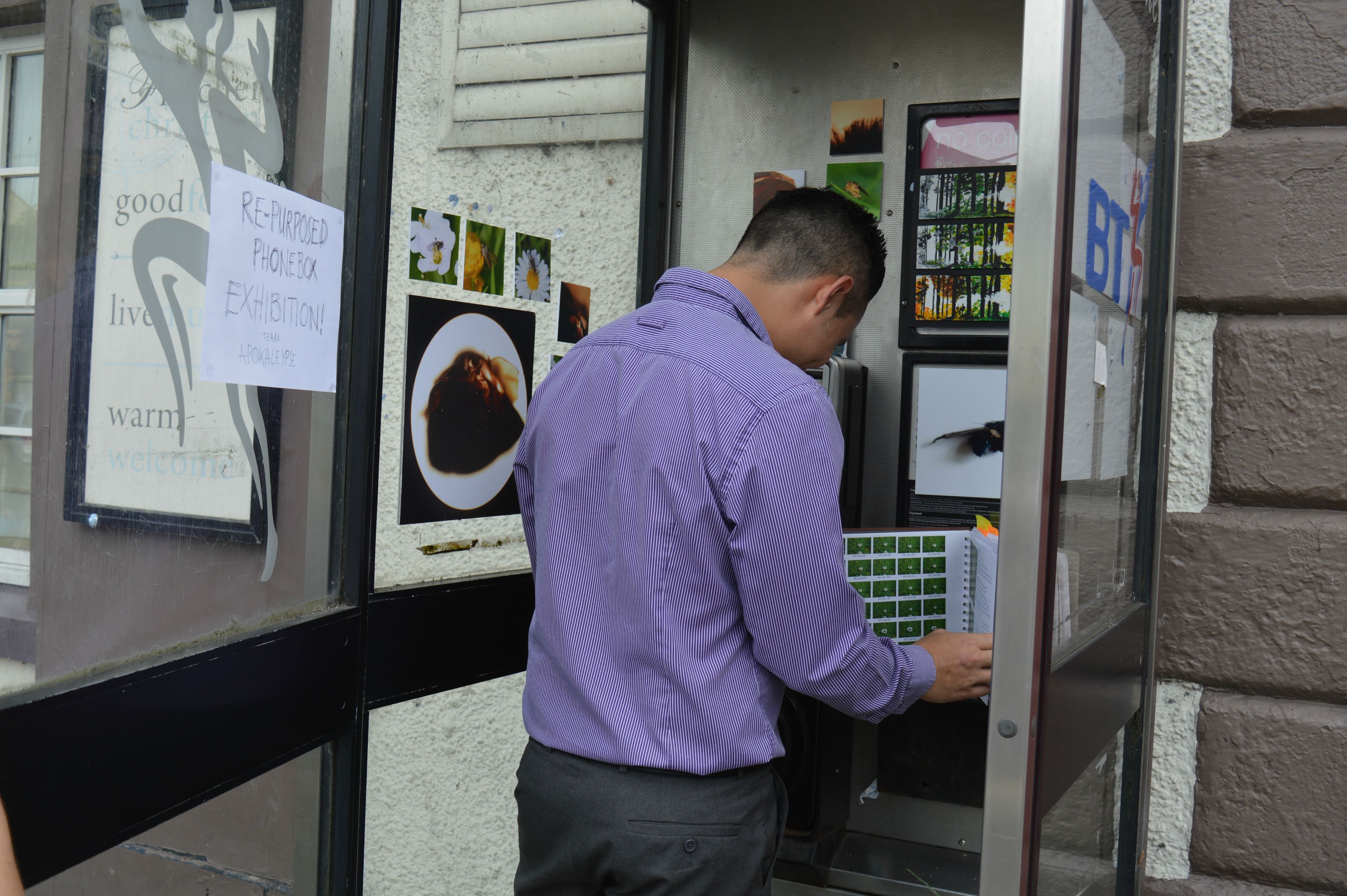 GISHWHES 2015 - Team Apokaleypse - Item 157 - Repurposed Phone Booth