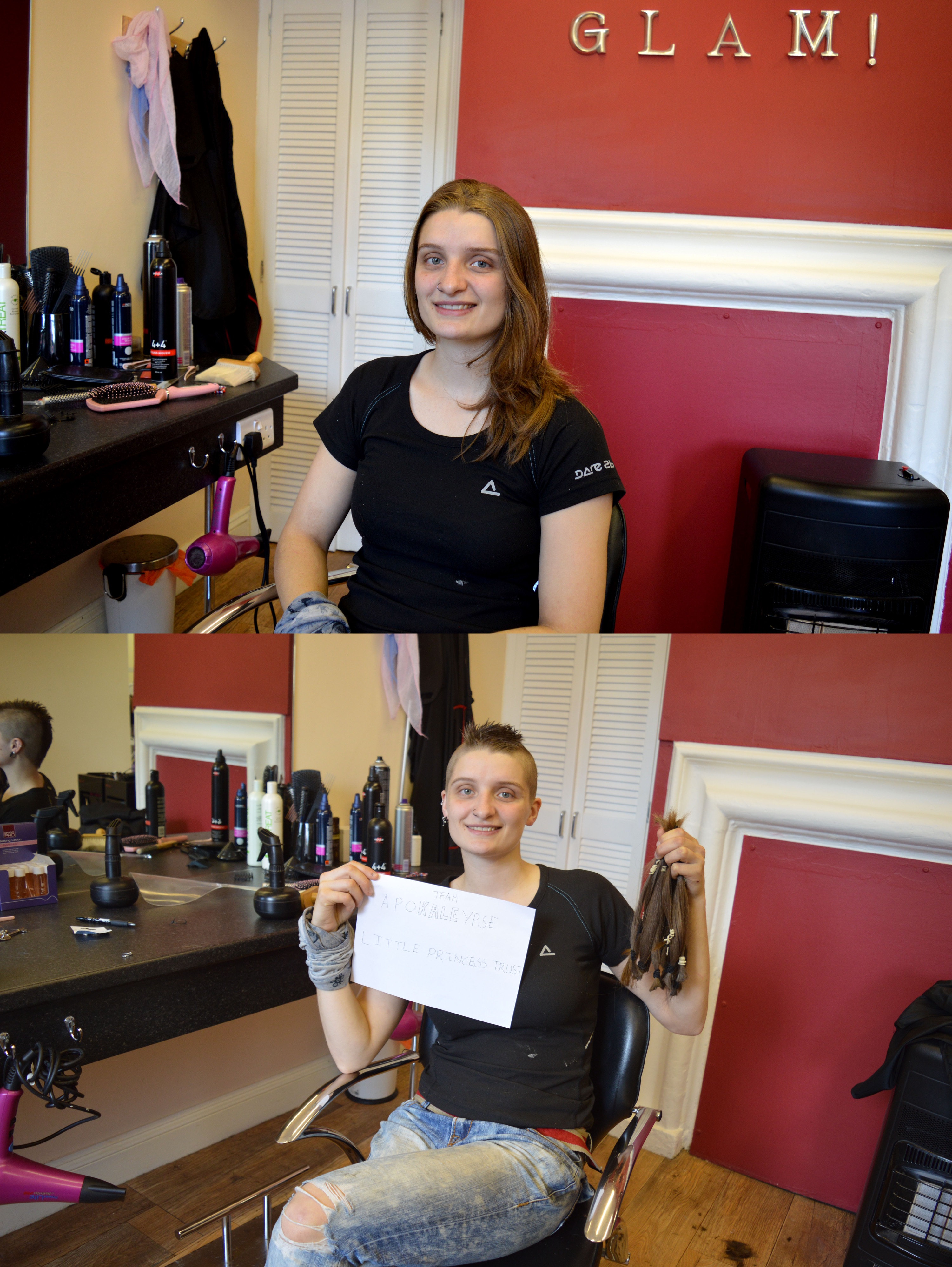 GISHWHES 2015 - Team Apokaleypse - Item 166 - Hair Donation