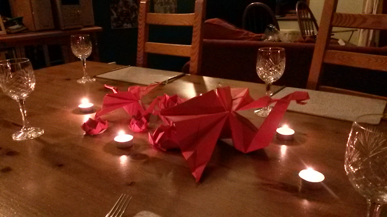 Item 147 - Origami Centerpiece