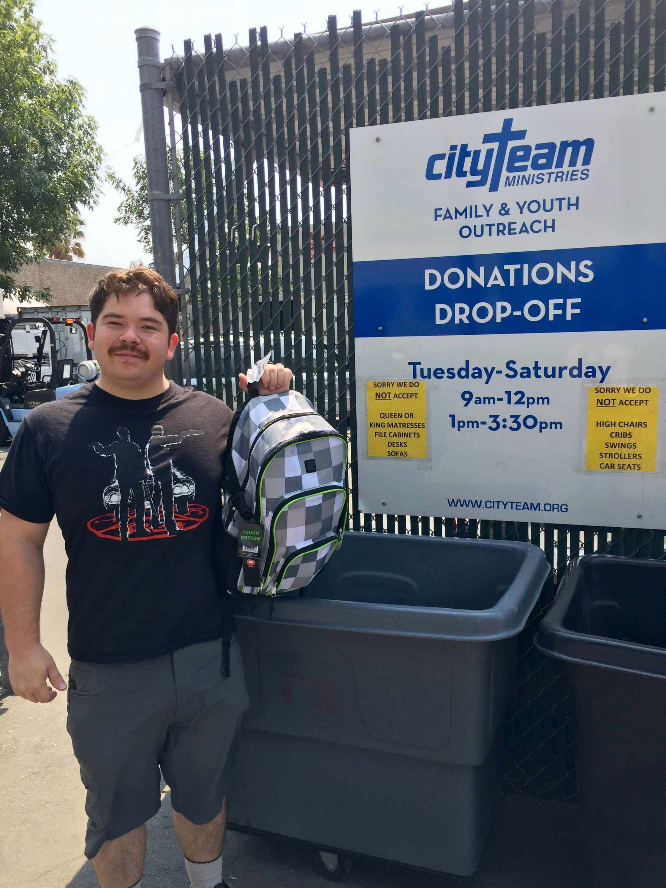 Item 208 - Backpack Donation