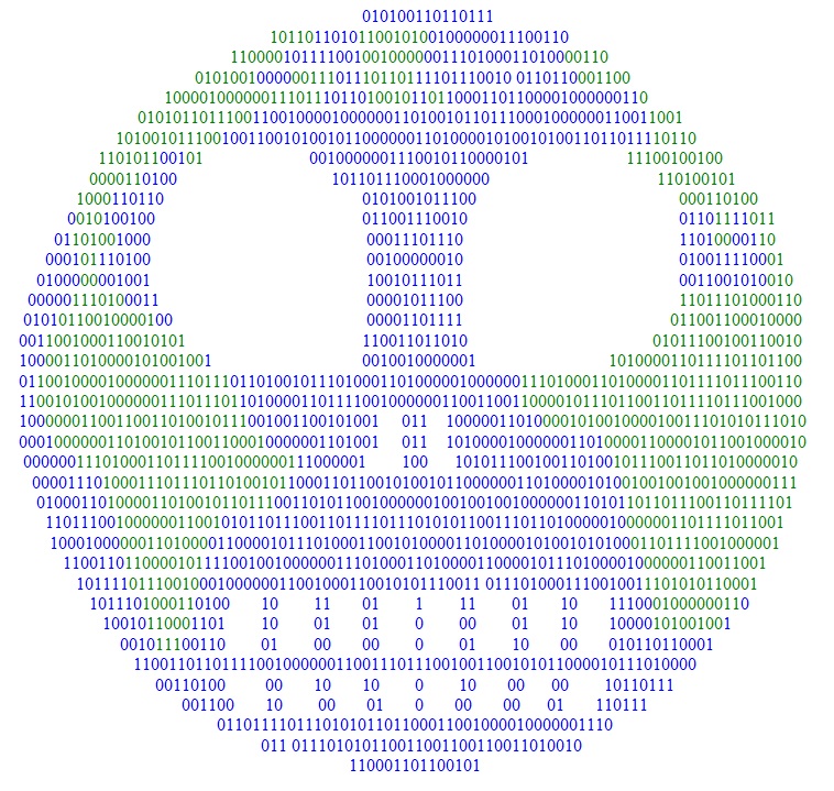 Item 152 - Beautiful Binary Poem