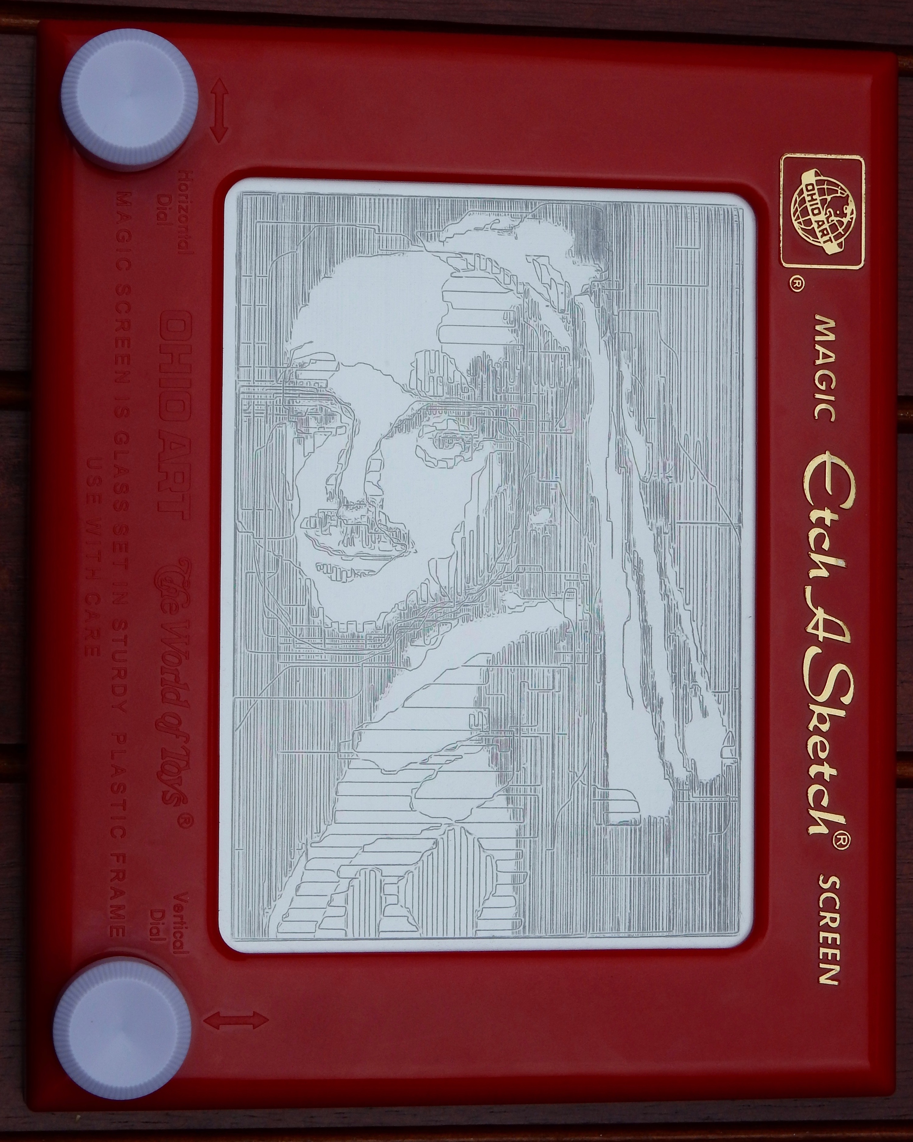 Item 68 - Supernatural Etch-A-Sketch Portrait