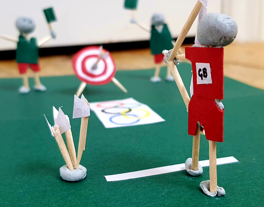 Item 47 – Toothpick Stick Figure Olympics – Team Apokaleypse